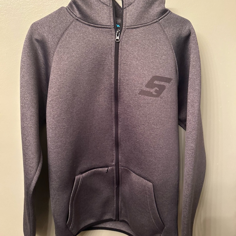 Snap-on Men’s Gray Zip Up Hoodie